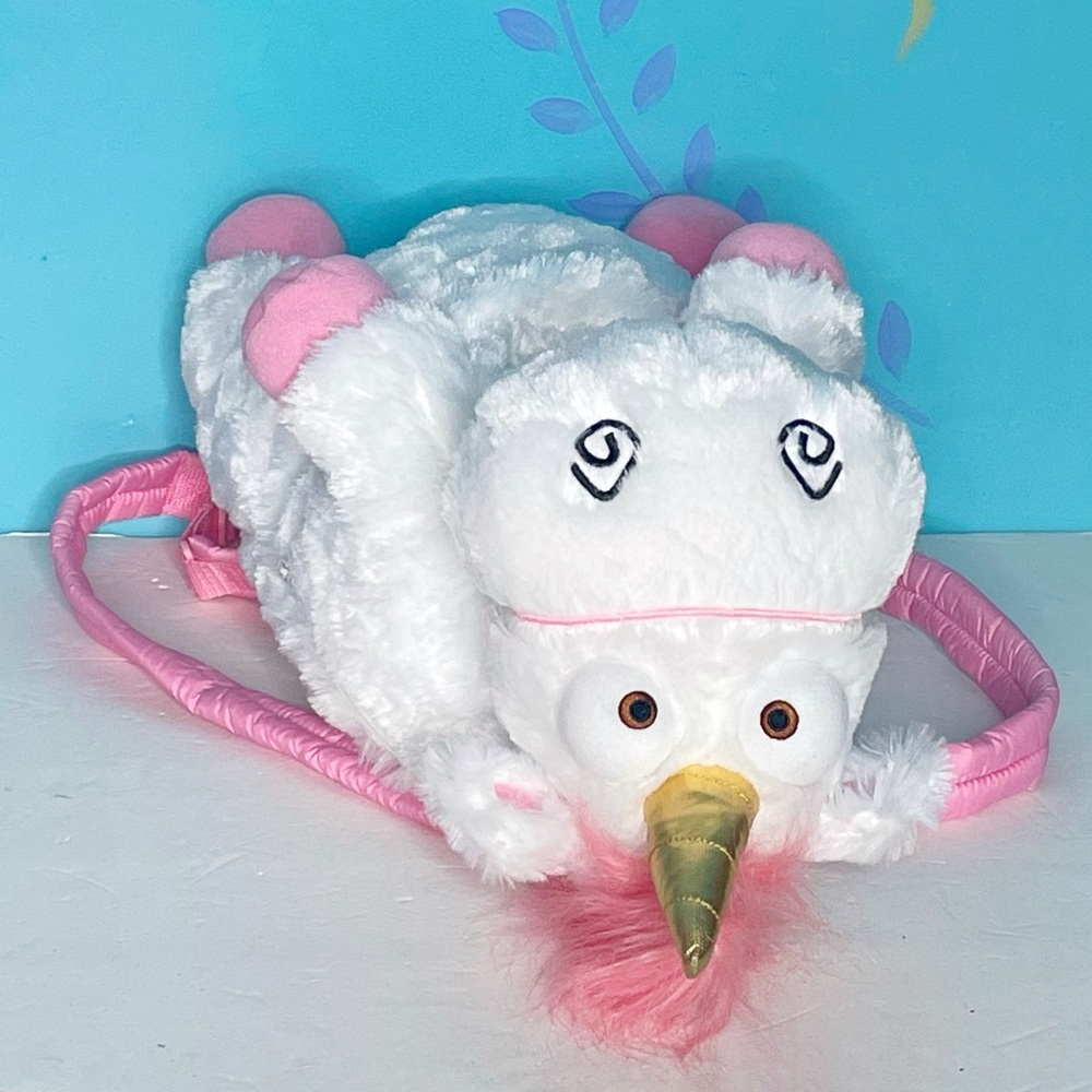 OFFICIAL Universal Studios Despicable Me “Minion Mayhem” Unicorn Plush Backpack - Picture 7 of 10